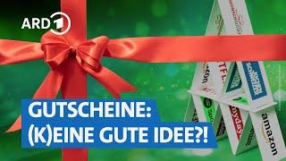 Last-Minute-Geschenkgutscheine: Das solltet ihr beachten!  I WDR Servicezeit