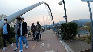 북한강종주자전거길(샛터삼거리 - 밝은 광장) Scenic Bike Ride along Marvelous Bukhangang Bicycle Path  in S. Korea