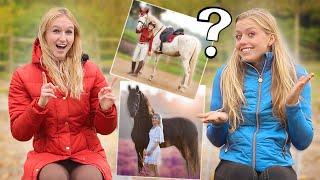 RAAD DE PAARDEN YOUTUBER MET FENNA!  *MOEILIJK!*  #3 | Daphne draaft door & HoefWijzer