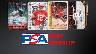 G.O.A.T. PSA Reveal!!! Jordan / Brady / Griffey!