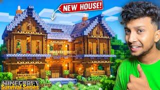 FINALLY I BUILD A NEW HOUSE! MINECRAFT SURVIVAL (Episode 3)