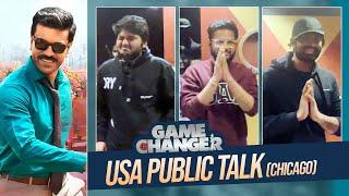 Game Changer Movie First Public Talk From USA | Chicago | Ram Charan | Manastars