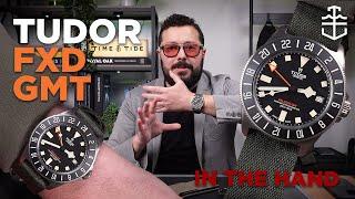 How does the Tudor Pelagos FXD GMT Zulu Time wear on a smaller wrist?