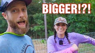 They Say BIGGER IS BETTER! | EXPANDING Their Space On Our 41.36 Cabin Homestead