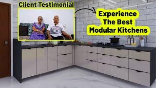 Client Testimonial: Experience the Best Modular Kitchens – Visit Our Showroom!