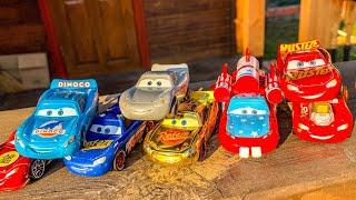 Disney Pixar Cars Lightning Mcqueen, Dinoco, Mater, Hudson, Axlerod, Finn, Frank, Guido, Mack, Shu