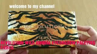 #Revolution wild animal eyeshadow palette #FIERCE