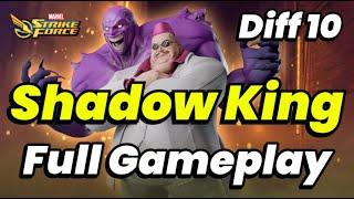 Shadow King Trials Event: Difficulty 10 Full Gameplay! How to 4 Star Unlock! | MARVEL Strike Force