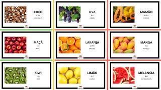 Fruits in Portuguese + in Korean - Learn Portuguese and Korean vocabulary with native voices