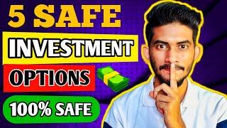 5 SAFE Options To INVEST Money || INVESTING For Beginners || Abhishek Rajput Finance