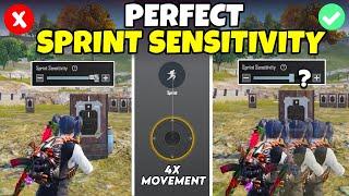 SPRINT SENSITIVITY Guide for Fast Movement | Best sprint Sensitivity | BGMI/PUBG Mobile