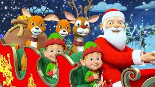 Christmas Jingle Bells Song + More Xmas Rhymes and Cartoon Videos for Kids