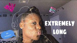 JUMBO HIGH BRAID PONYTAIL ON NATURAL 4C HAIR | 2021 | Nia Ayanna TV