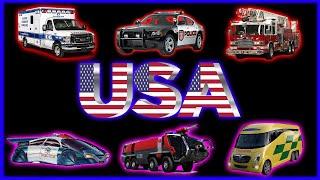 USA Emergency Vehicles Siren | NEW, OLD, FUTURE | - Sound Variations in 8 Minutes [Mega Mix]