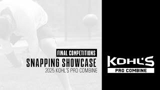 Long Snapping Showcase // 2025 Kohl's Pro Combine