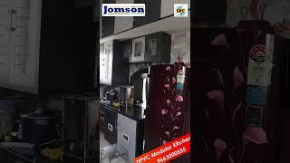 upvc modular kitchen,upvc kitchen cabinets,upvc cupboard work,upvc jomson interiors 9663000555