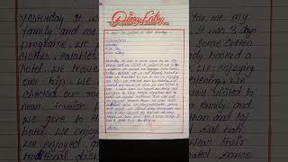 Diary entry writing l A tour to Jaipur on last Sunday ll #tour #last #jaipur #shorts #diaryentry