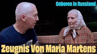 Zeugnis Von Maria Martens - Geboren in Russland