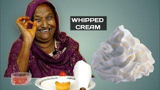 Tribal People Try Whipped Cream For The First Time