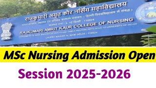 MSc Nursing Admission Open Session 2024-25 | RAK College of Nursing #msc #nursing #admission #open