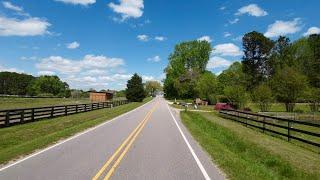 Sunday Drive Along Country Roads During Spring, USA | Driving Sounds for Sleep and Study