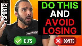 These Are The Sports Betting Do's And Don'ts To Be Successful!