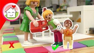 Playmobil Film Familie Hauser - Würfel nicht das falsche Feld - Riesen Brettspiel Challenge