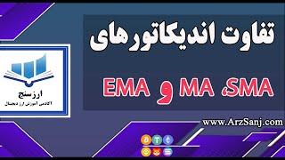 MA SMA and EMA تفاوت اندیکاتورهای