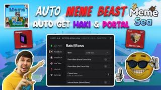 Meme Sea Script Auto Get Haki & Portal Sword - Auto Farm Meme Cube (Meme Beast Boss) | Elgato Hub