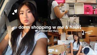 come dorm shopping w me & huge haul 𐙚 (for my freshman year)