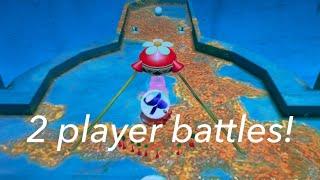 2 player battle with @OneAndOnlyJ-R! “    Pikmin 2”