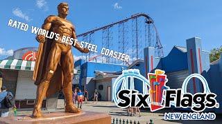 Six Flags New England Tour & Review - 2023