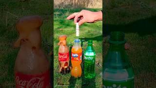 The power of Mentos  Fanta vs Sprite vs Cola is an explosive experiment with Mentos!