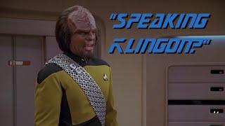 TNG Intake - Speaking Klingon?