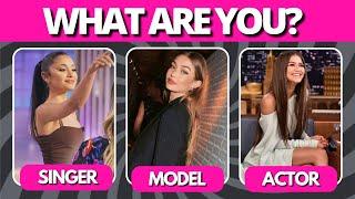 ARE YOU AN ACTOR, SINGER OR MODEL? personality test