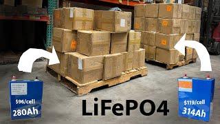 500 #lifepo4 #LF280K + #EB31  A grade EVE cells  ARRIVED!!!