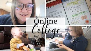 Online College Day in the Life | Mom in College 2021