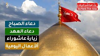 البث المباشر من كربلاء المقدسة شهر جمادى الثاني  - دعاء الصباح - زيارة عاشوراء - أدعية لقضاء الحوائج