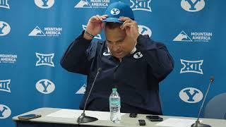 Kalani Sitake | BYU Football | Postgame | Kansas | November 16, 2024