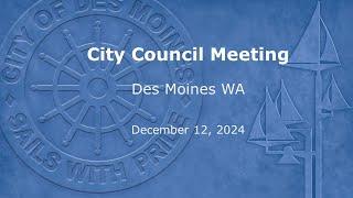 City Council Meeting 12/12/2024