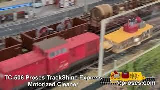 TC-506 PROSES TrackShine Express Motorized Track Cleaning