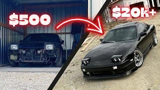 Building My Dream Nissan 240SX In 10 Minutes!