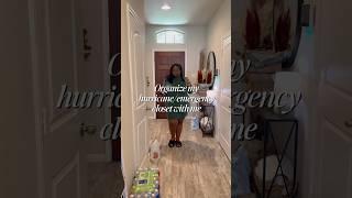 Organize My Hurricane/Emergency  Closet | Hurricane Season Preparedness
