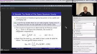 A Solvable Toy Model of Flat Space Quantum Gravity by Felipe Rosso