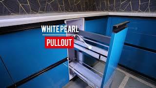 Perfekte Kuchen | Modular Kitchen | Perfekte White Pearl Pullout