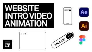 Website Intro Animation - Made with After Effects & Figma