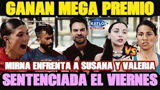 MEGA PREMIO Y SENTENCIADA MAÑANA VIERNES MIRNA ENFRENTA A SUSANA Y VALERIA EXATLON ESTADOS UNIDOS