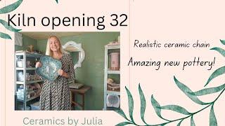 Kiln Opening 32! OMG! A ceramic hinge! and fantastic glaze combos!