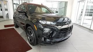 Black 2022 Chevrolet Trailblazer RS Review Edmonton AB - Wolfe Cadillac