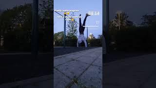 road to 1 minute handstand hold. #motivation #exercises #ramadanworkout